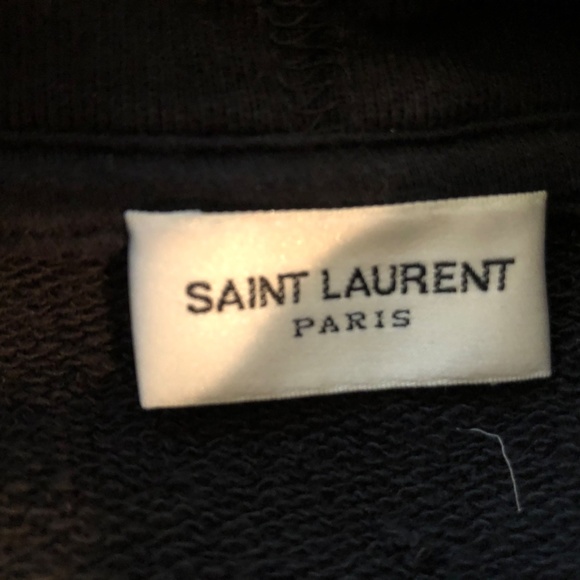 Saint Laurent 1971 black hoodie sweatshirt - Picture 5 of 5